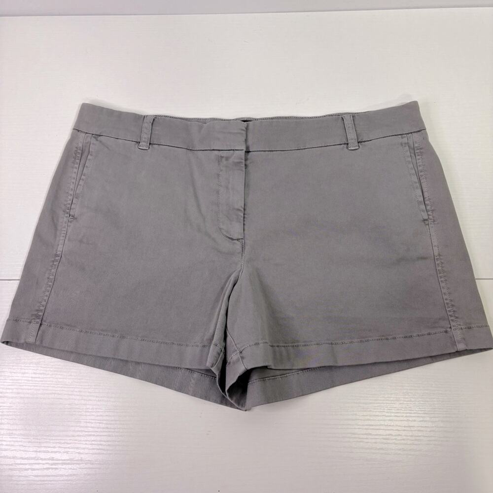 NWT J. Crew Charcoal Grey Women's Bermuda Shorts Size 14 UU0910